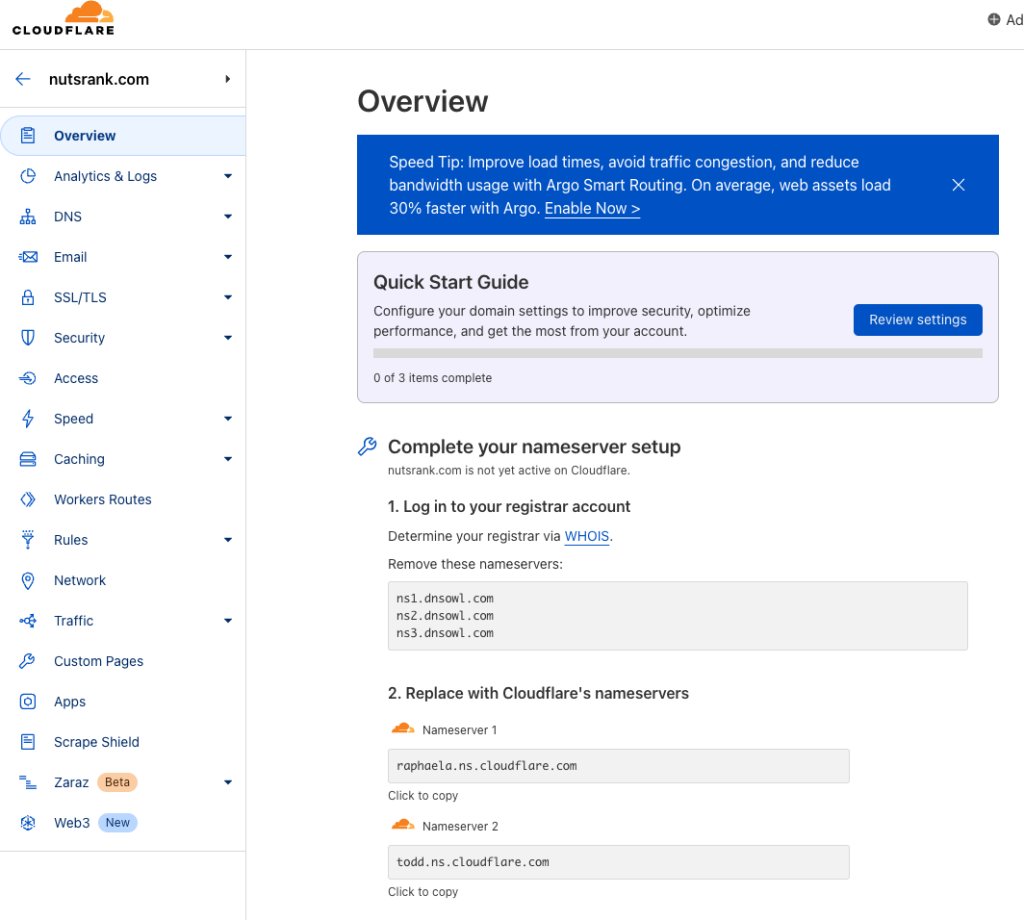 image 20 - 如何將Namesilo的域名遷移到Cloudflare - NUTSWP image 20 - 如何將Namesilo的域名遷移到Cloudflare - NUTSWP